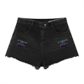 Women’s Vintage Wash High Rise Denim Shorts