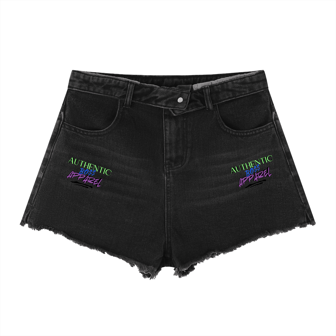 Women’s Vintage Wash High Rise Denim Shorts