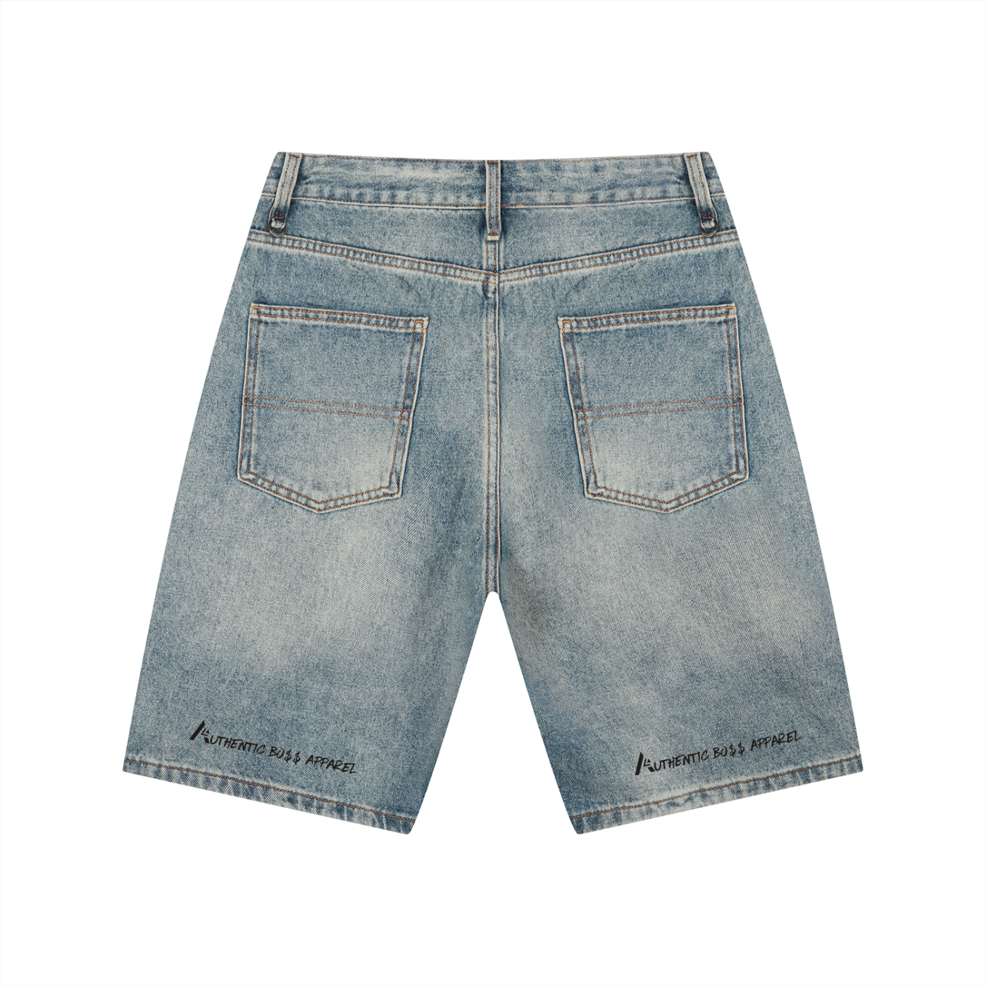 Men's Vintage Wash Denim Shorts