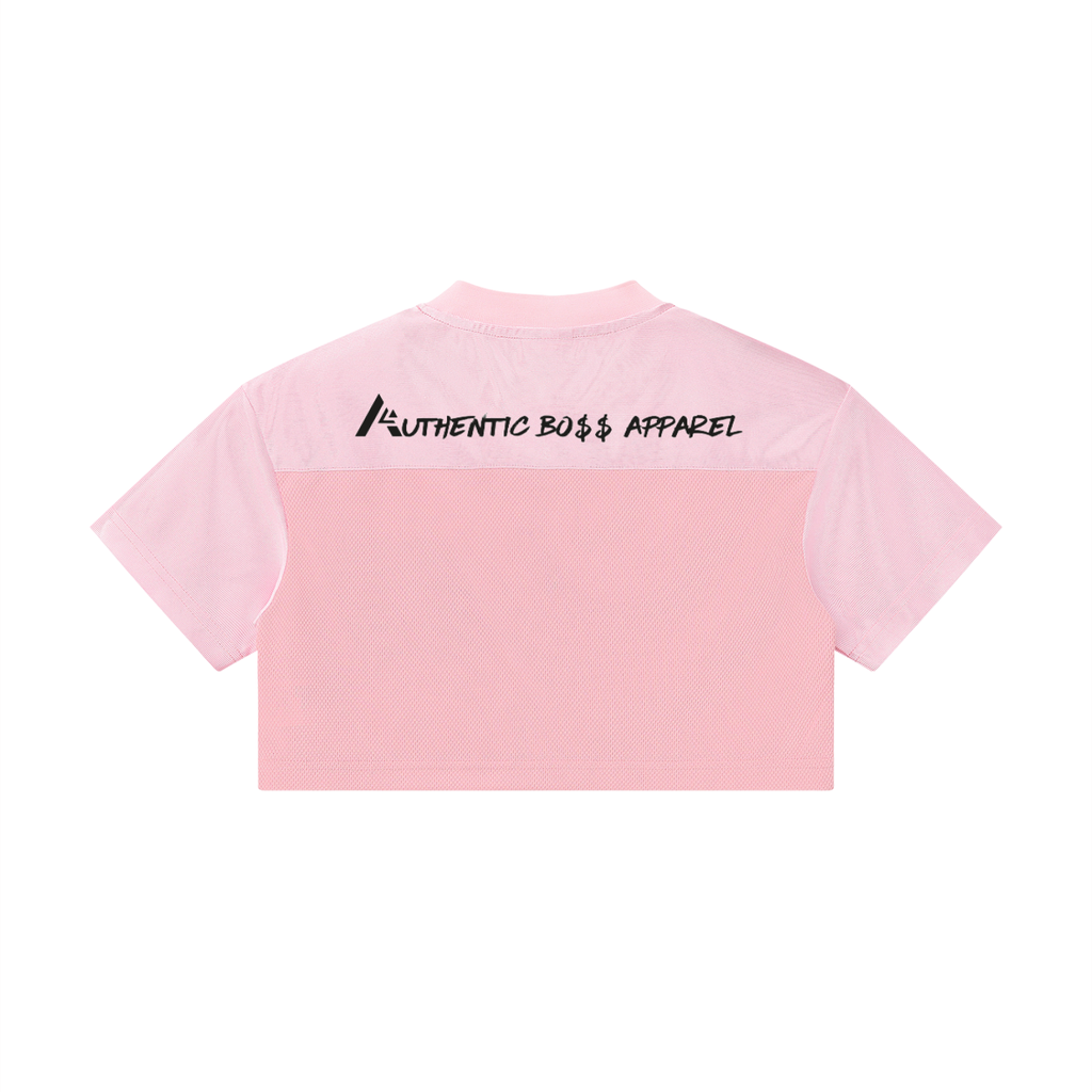 Women’s Cropped Paneled V-Neck Jersey