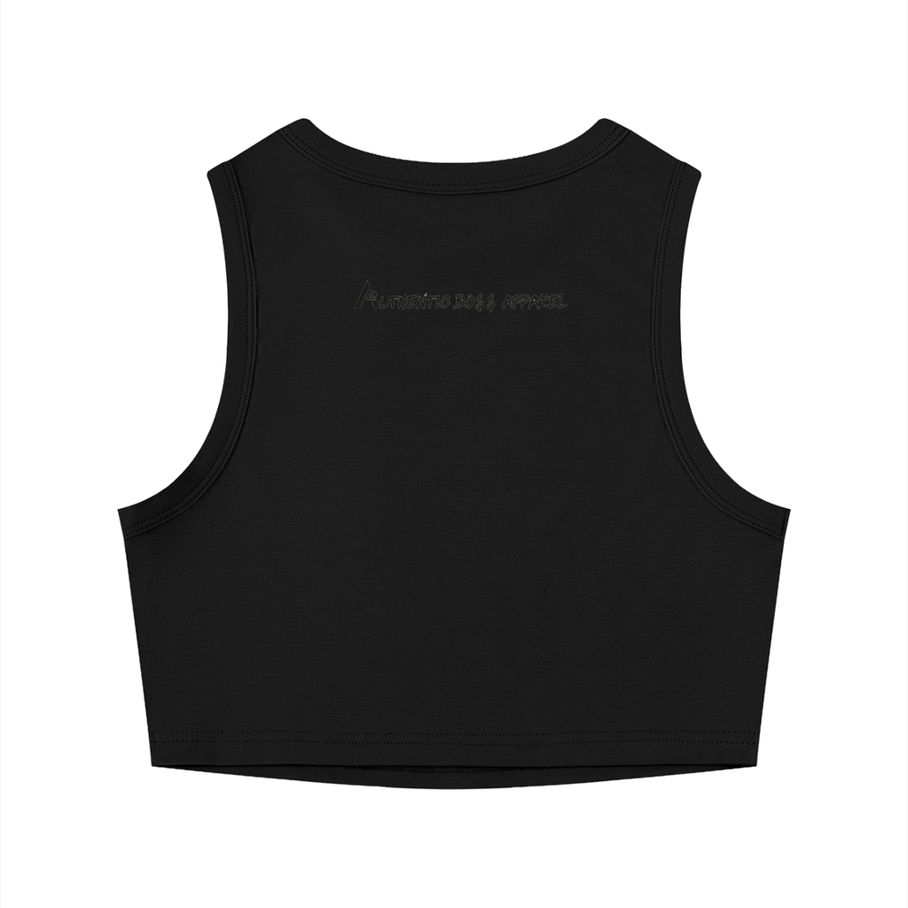 Women's Tight Crewneck Crop Tank Top